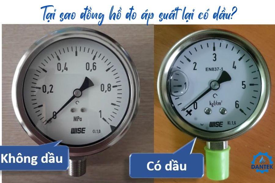 Tại sao đồng hồ đo áp suất lại có dầu?