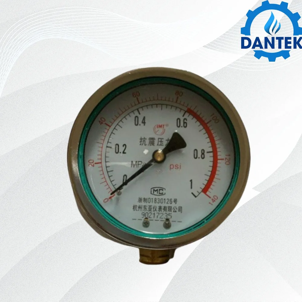 Đồng hồ áp suất 0-1MPA- Trung Quốc